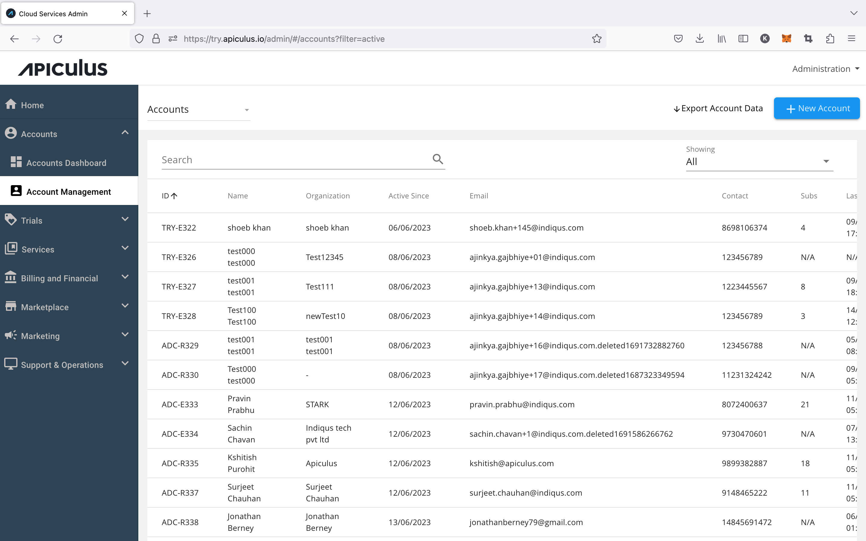 Account Management Overview