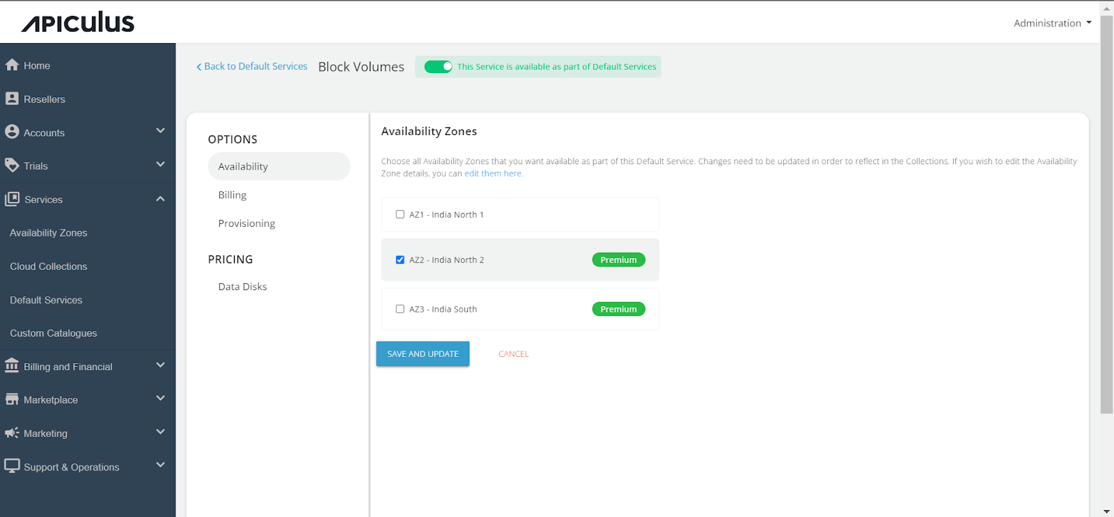 Configuring Block Volumes