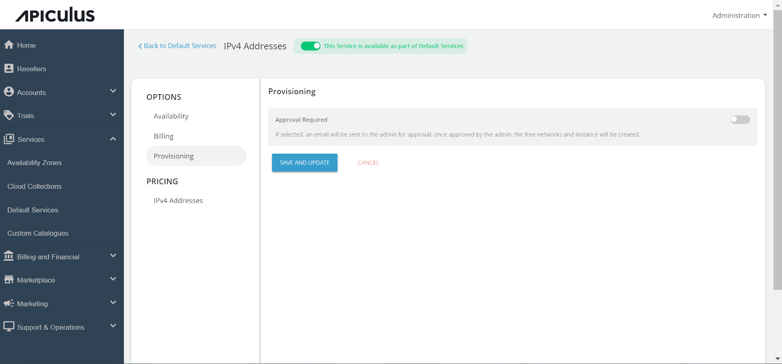 Configuring IPv4 Addresses