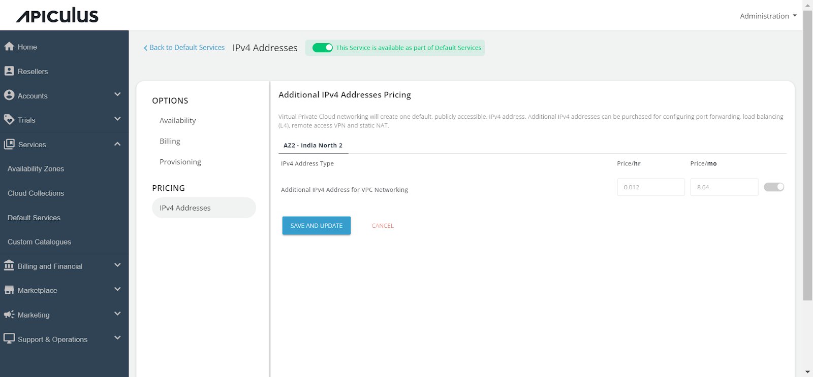 Configuring IPv4 Addresses