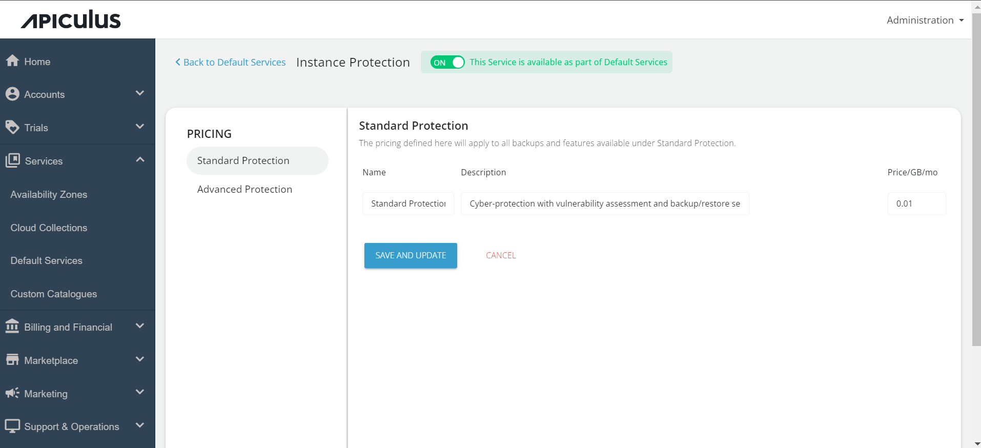 Configuring Instance Protection