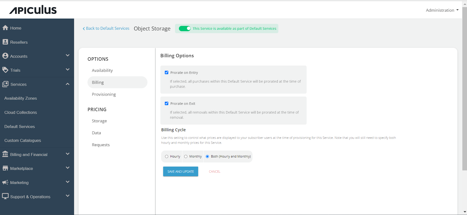 Configuring Object Storage