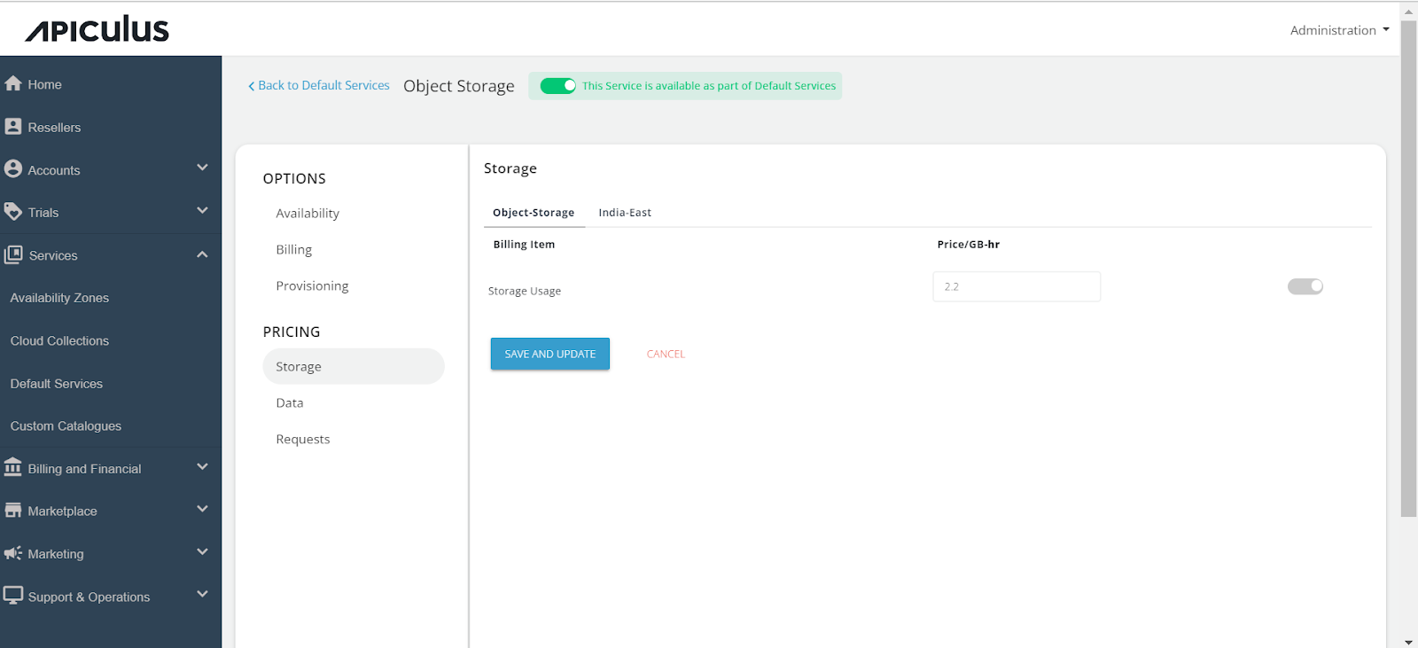 Configuring Object Storage