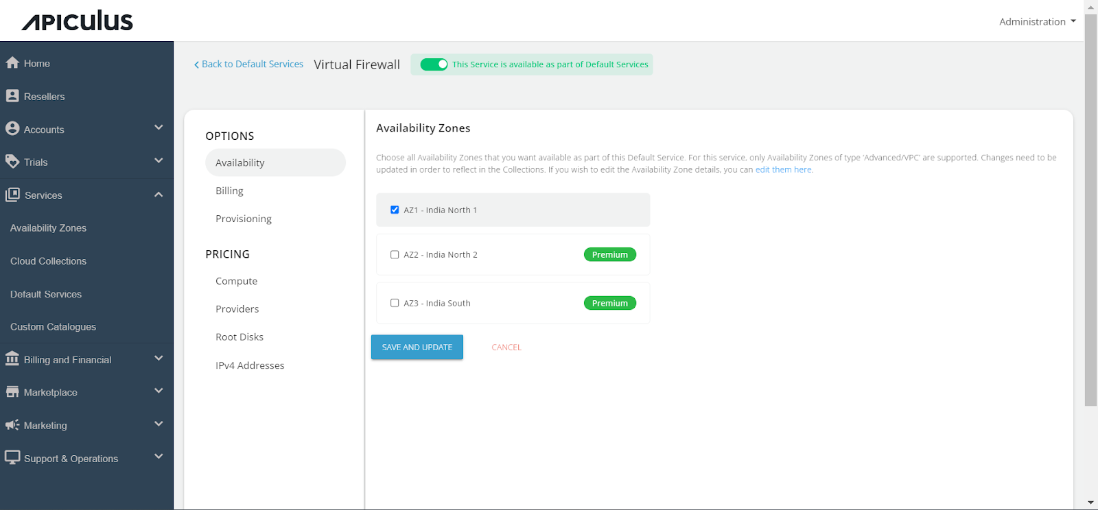 Configuring Virtual Firewall Instances