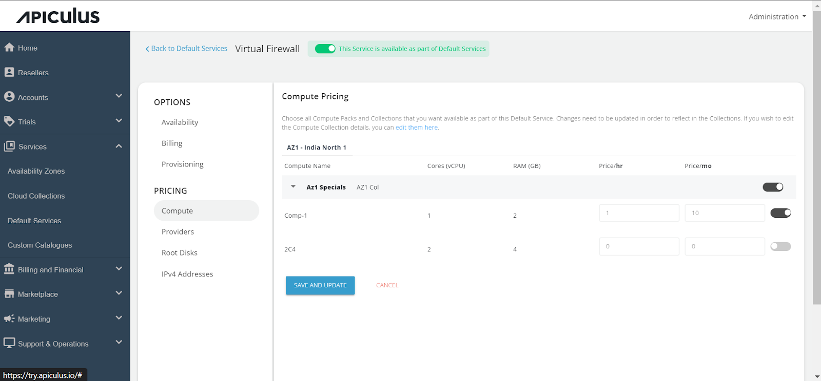 Configuring Virtual Firewall Instances