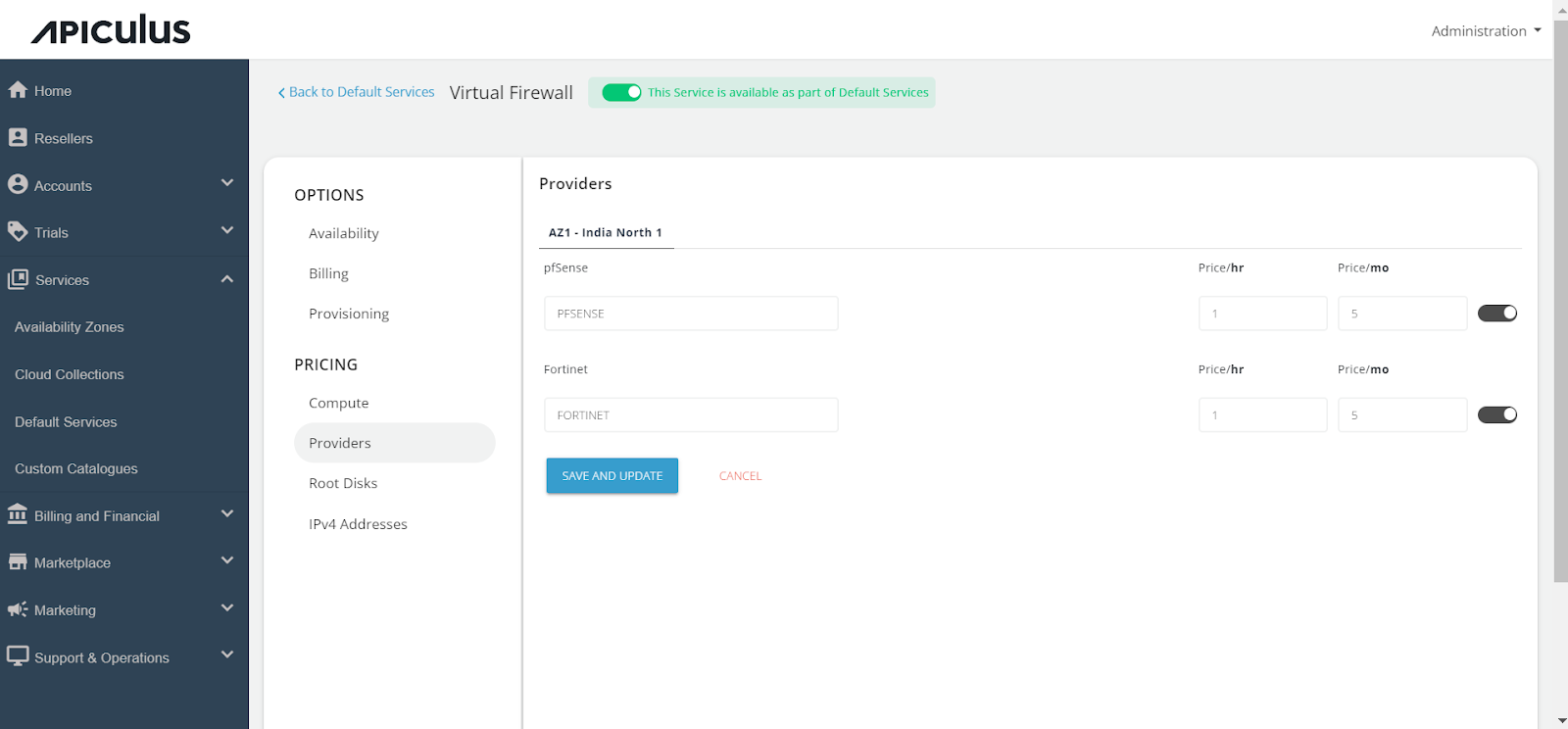 Configuring Virtual Firewall Instances