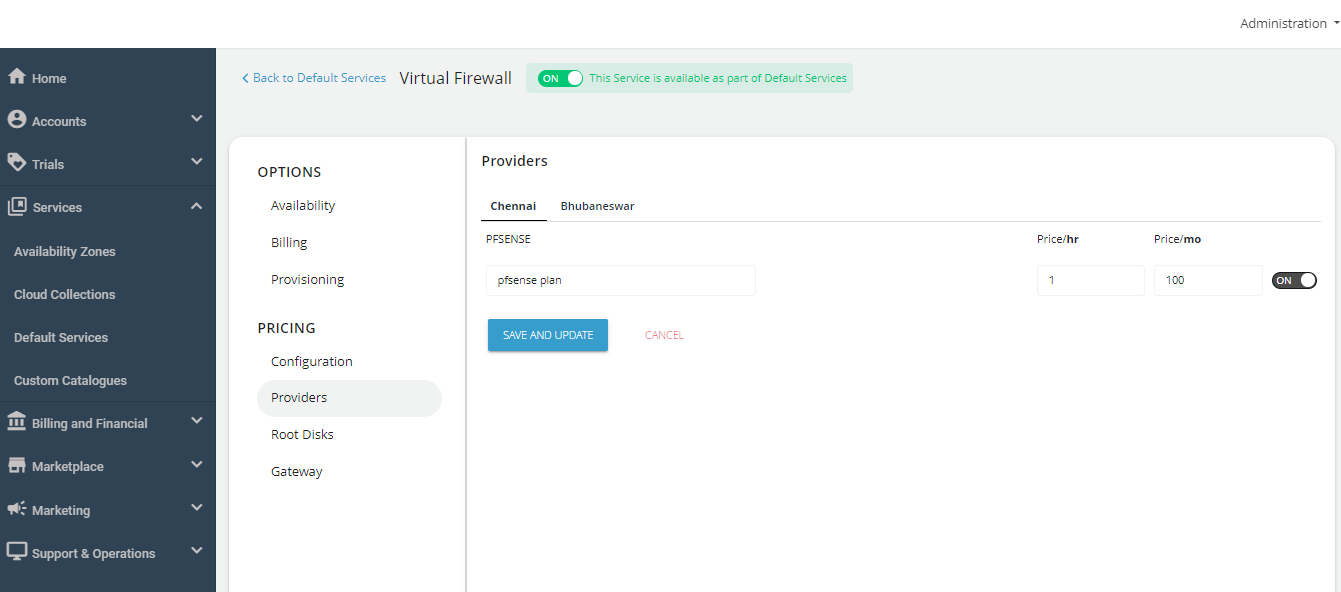 Configuring Virtual Firewall Instances