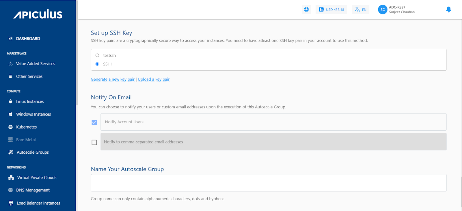 Creating Autoscale Groups