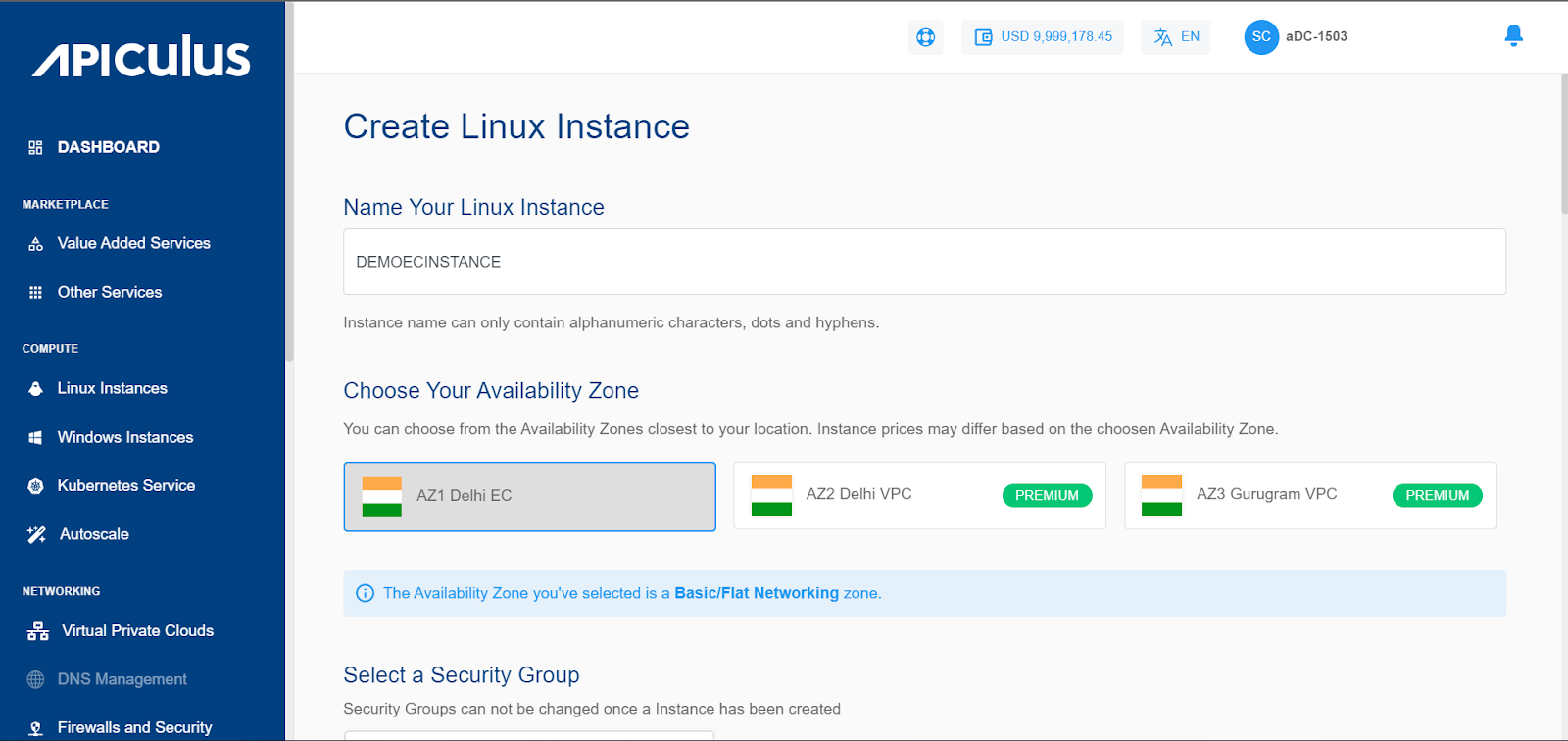 Creating Linux Instances