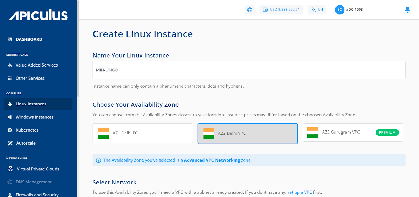 Creating Linux Instances