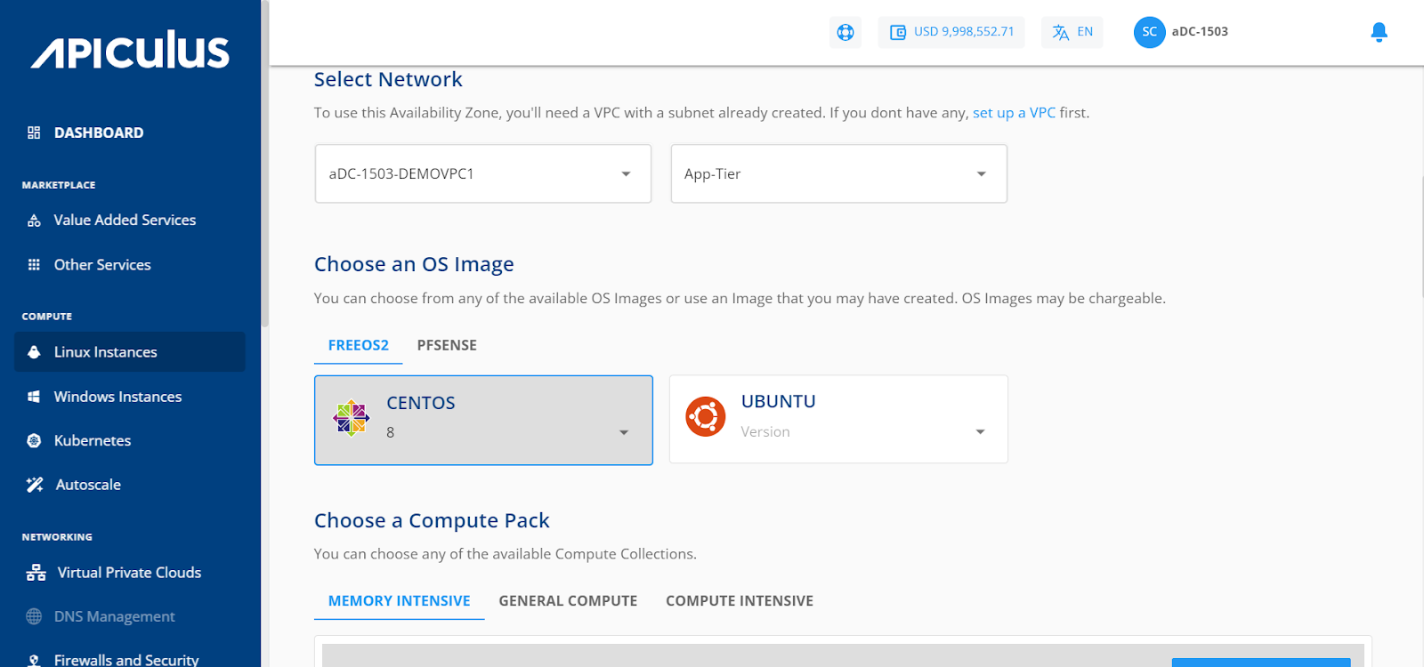 Creating Linux Instances