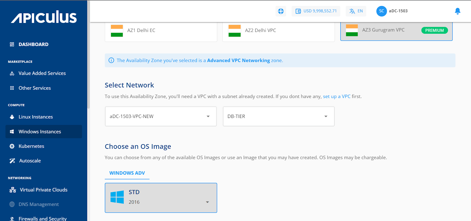 Creating Windows Instances