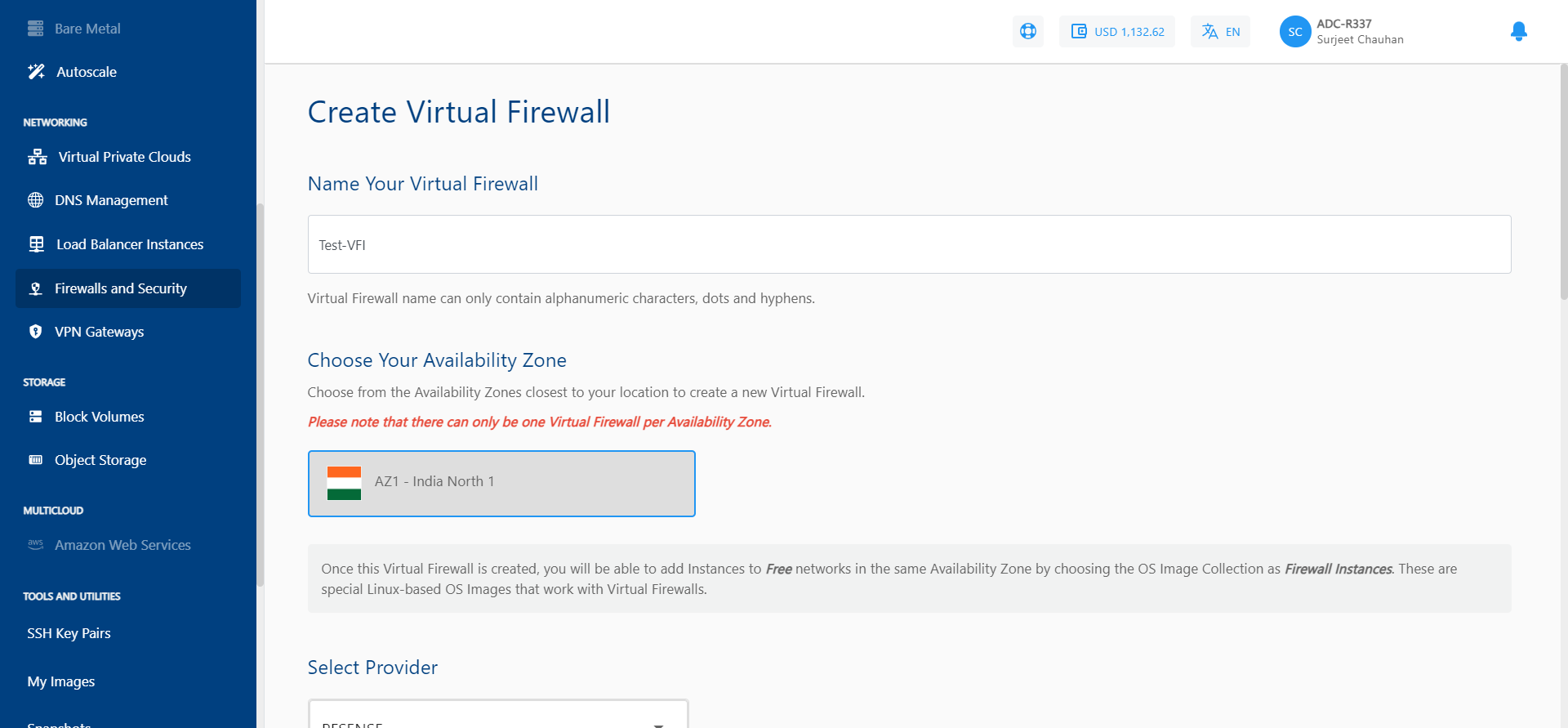 Creating a Virtual Firewall