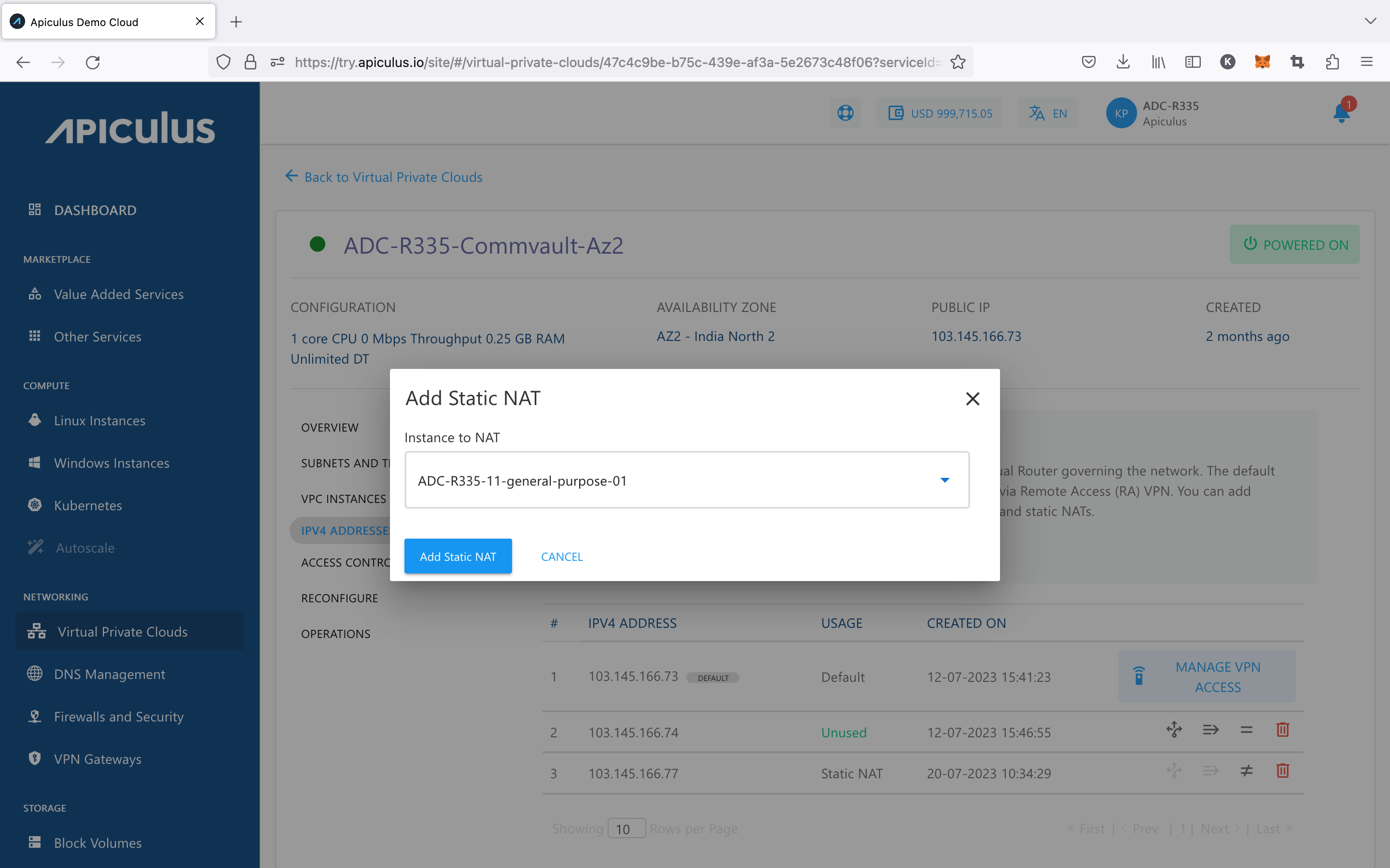 IPv4 Addresses and VPC