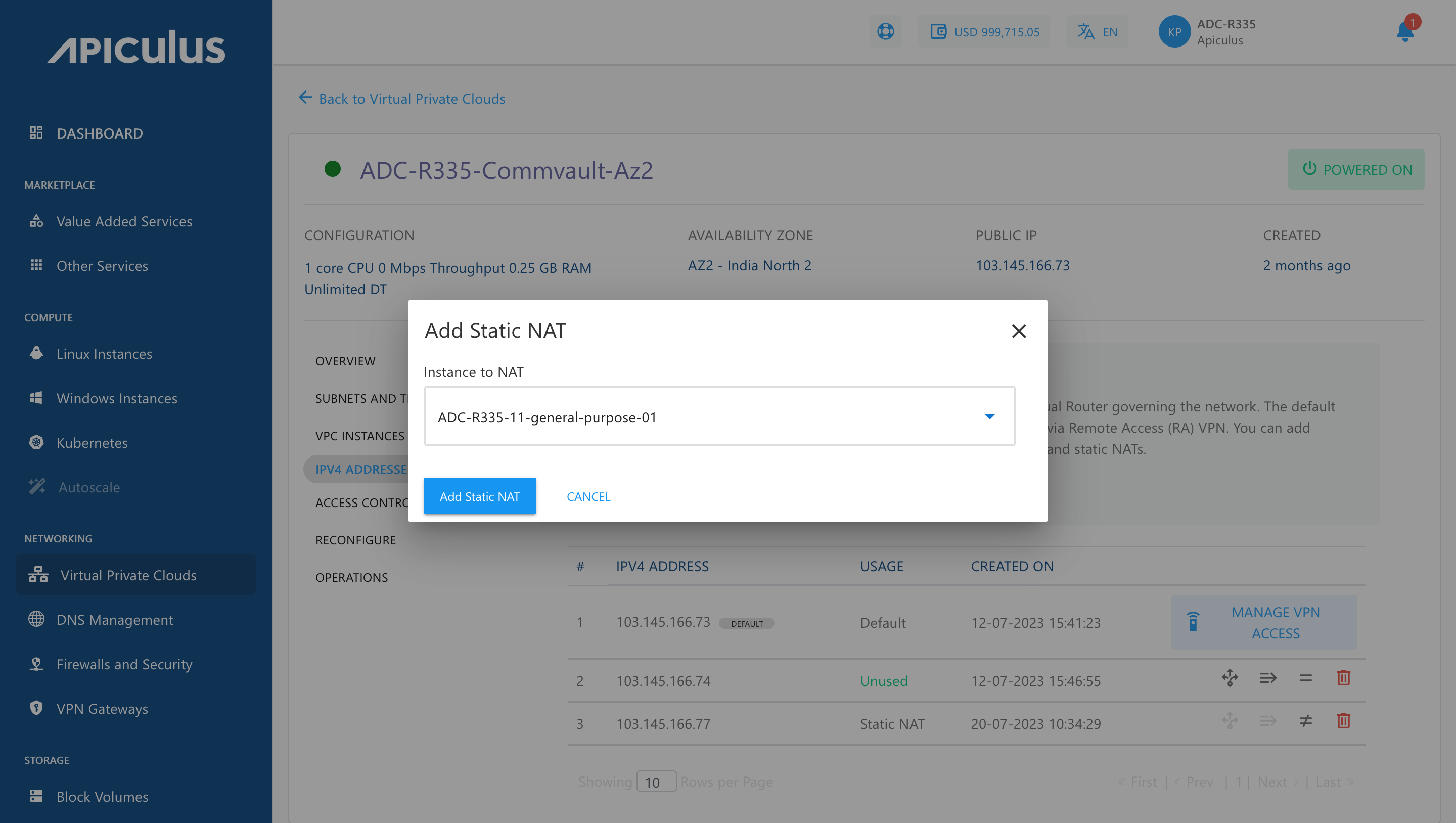 IPv4 Addresses and VPC