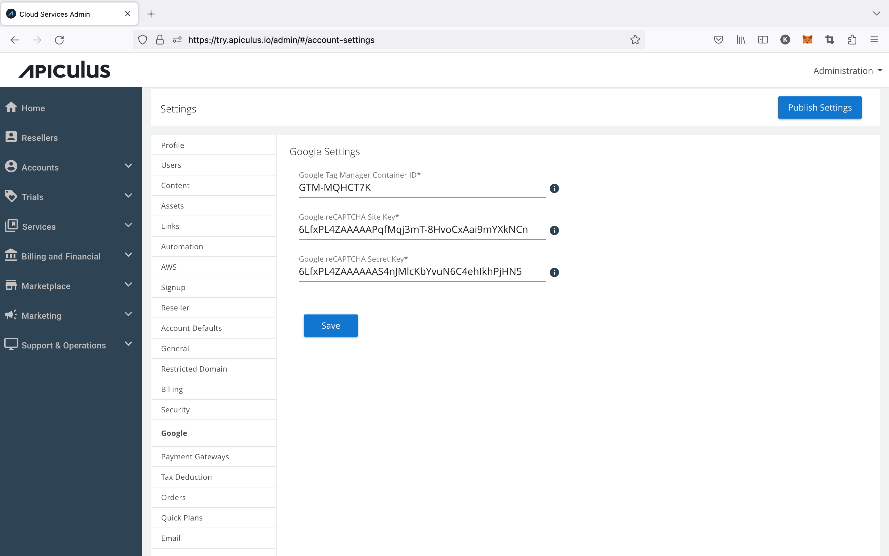 Managing Google reCAPTCHA and Tag Manager