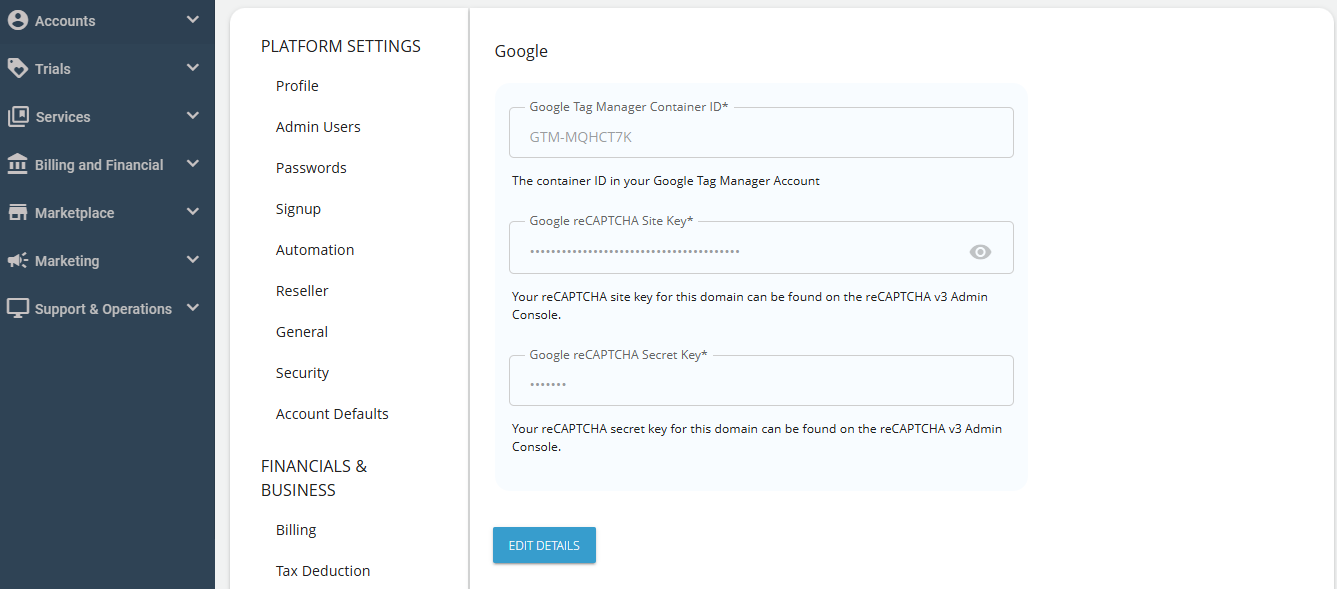 Managing Google reCAPTCHA and Tag Manager