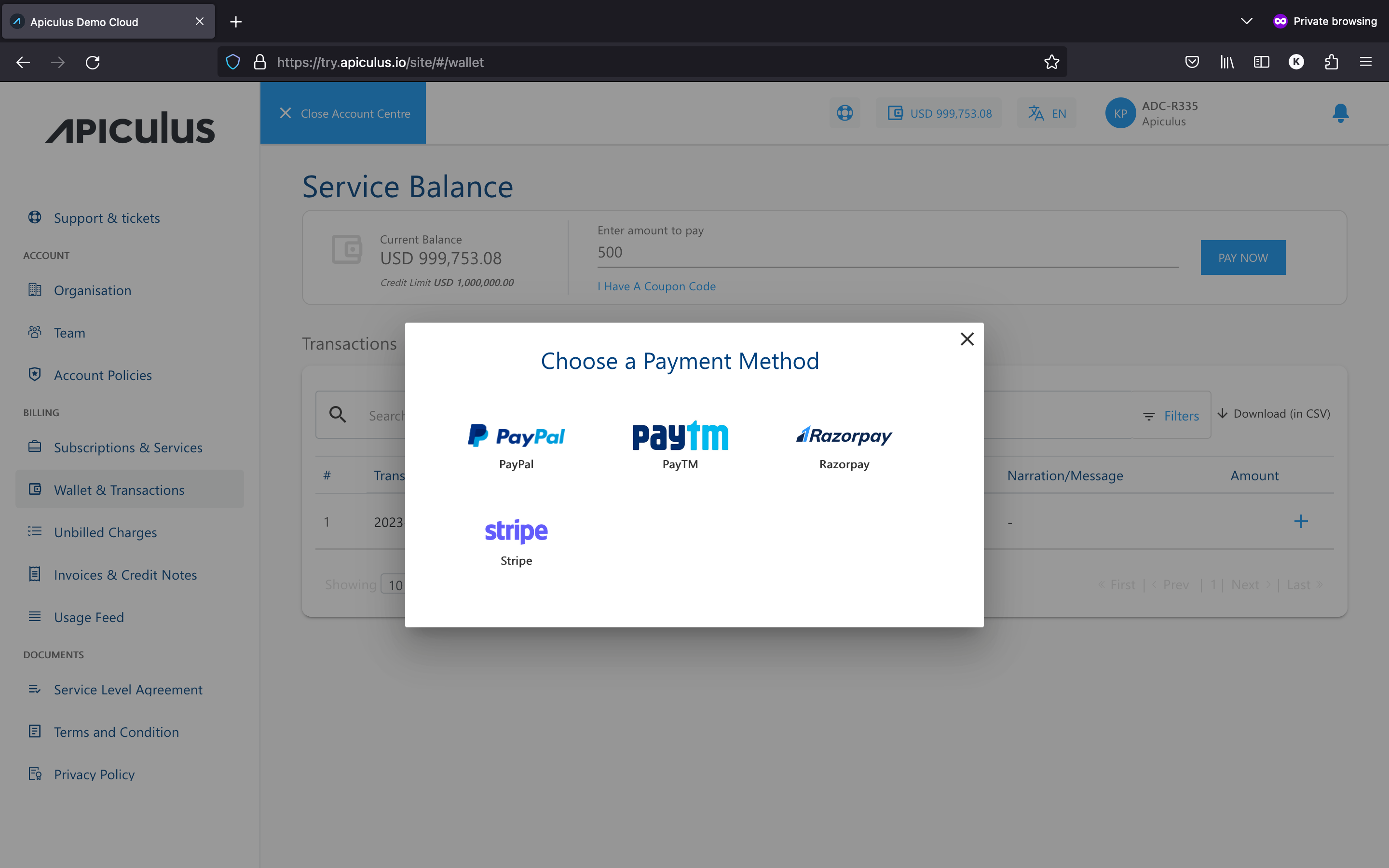 Enabling and Disabling Payment Gateways