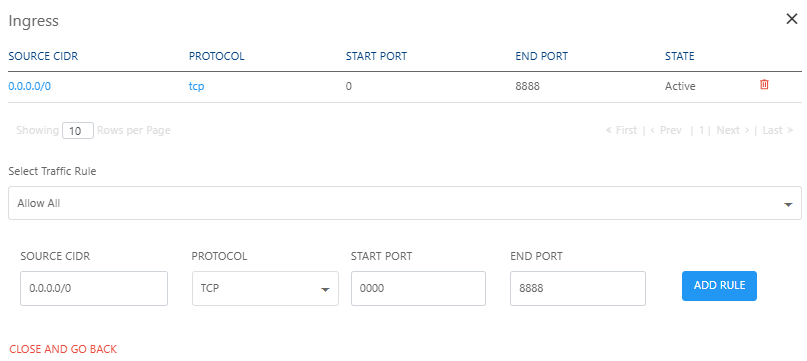 Manage NAT gateway