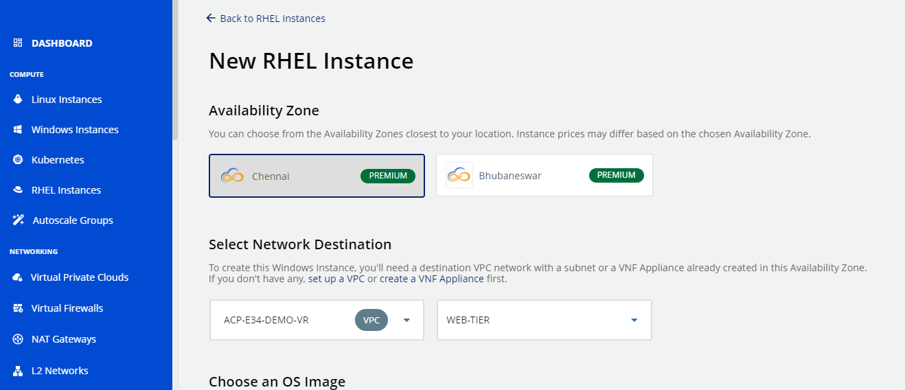 RHEL Instances