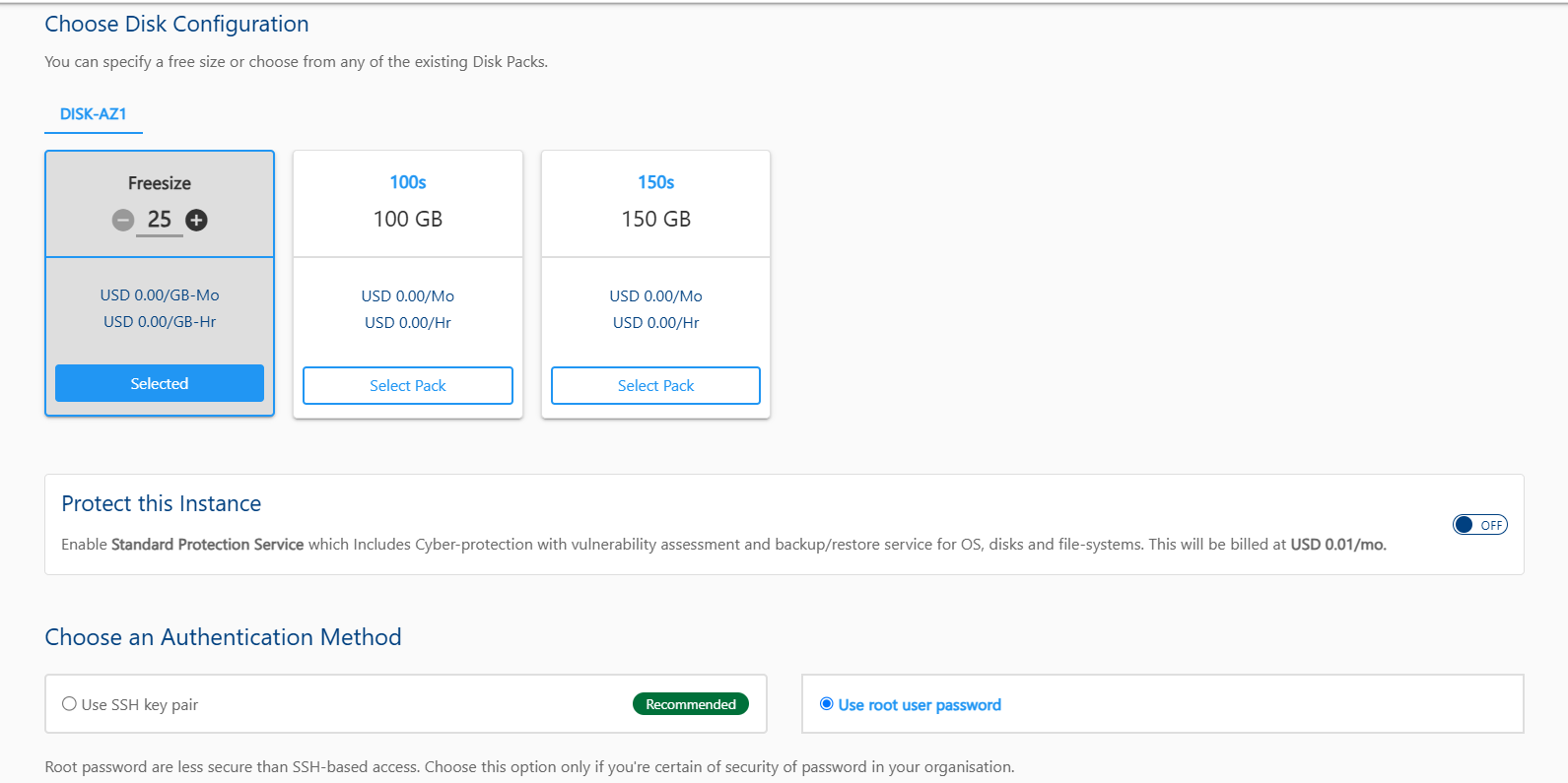 RHEL Instance Creation