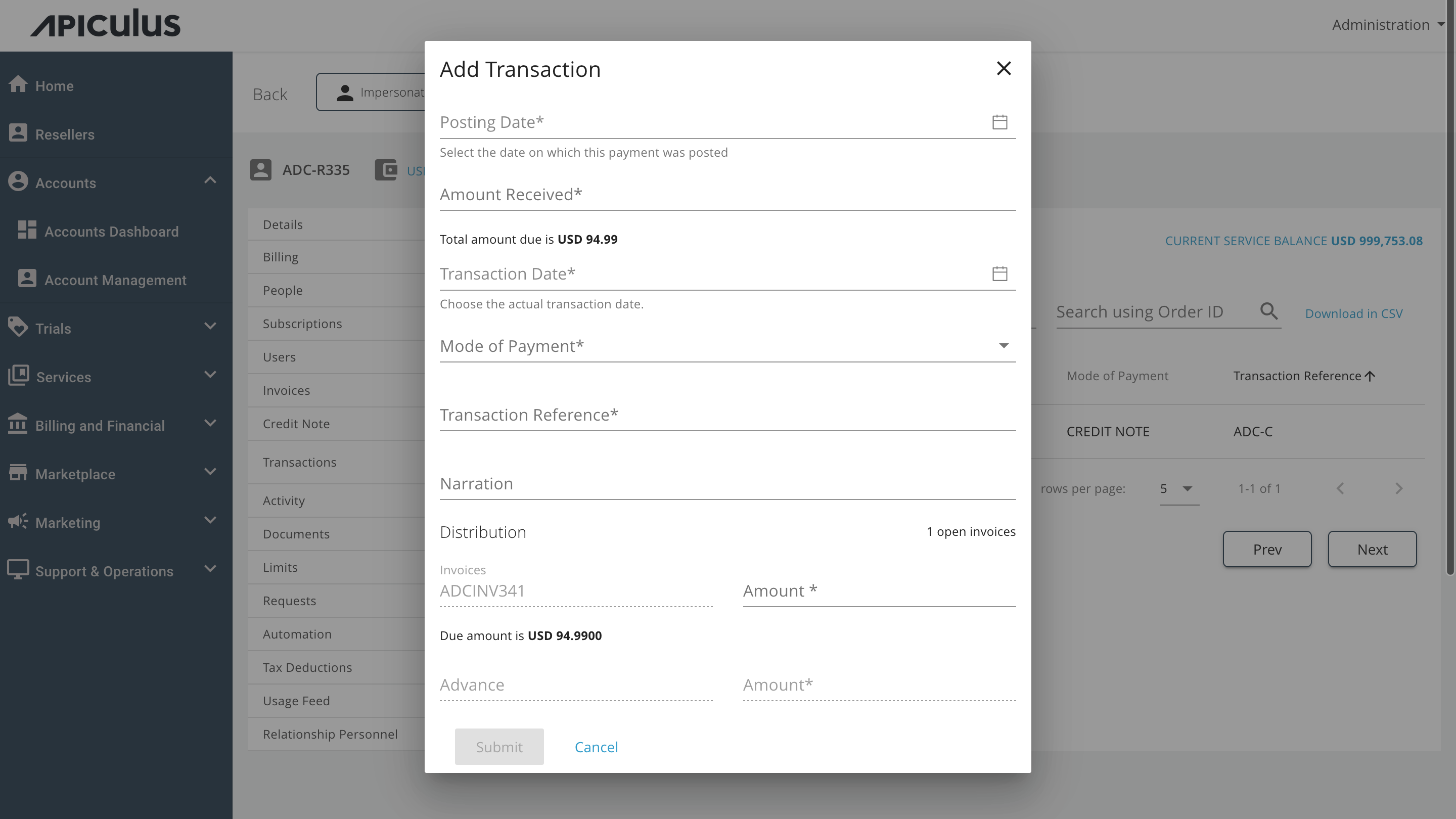 Recording Transactions