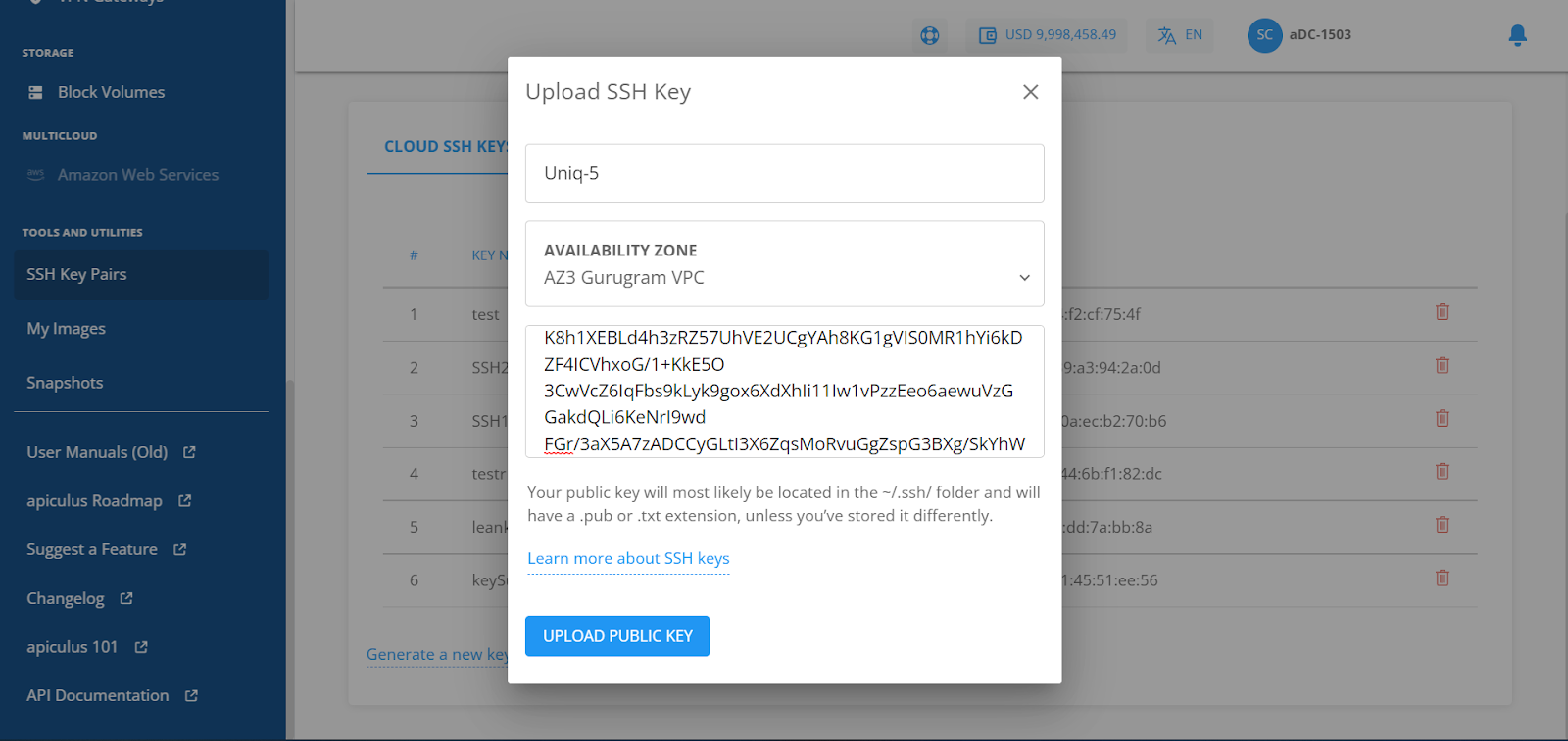 SSH Keys and Key Pairs for Linux Instances