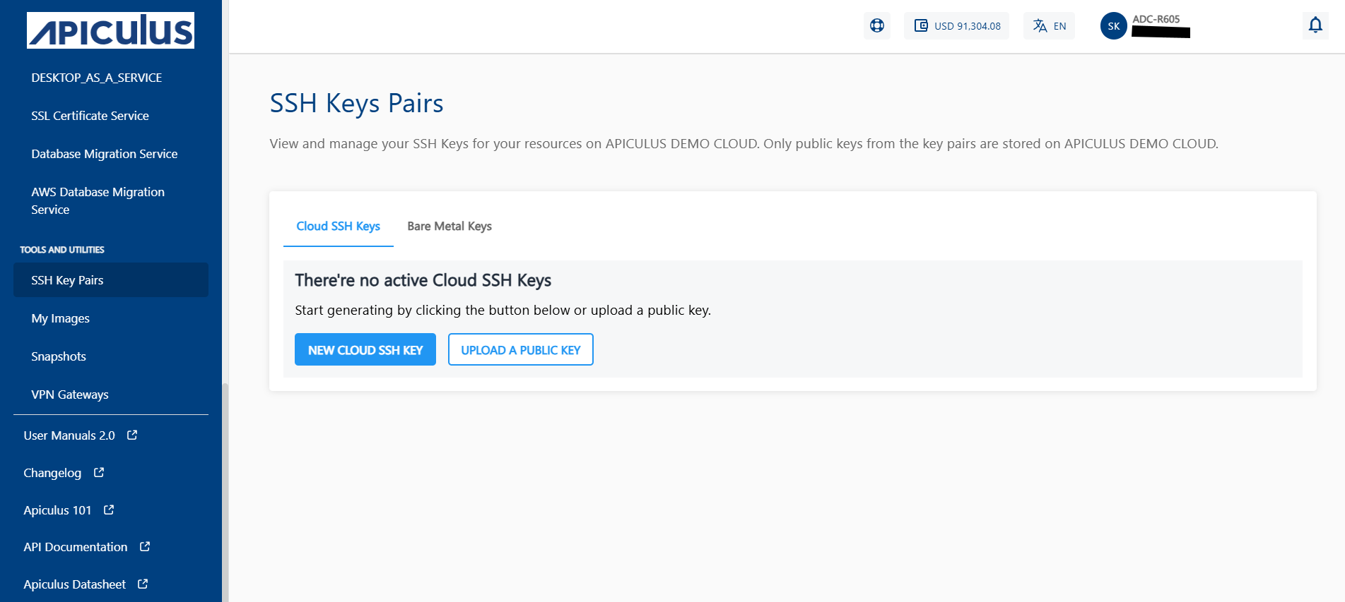 SSH Keys Pairs