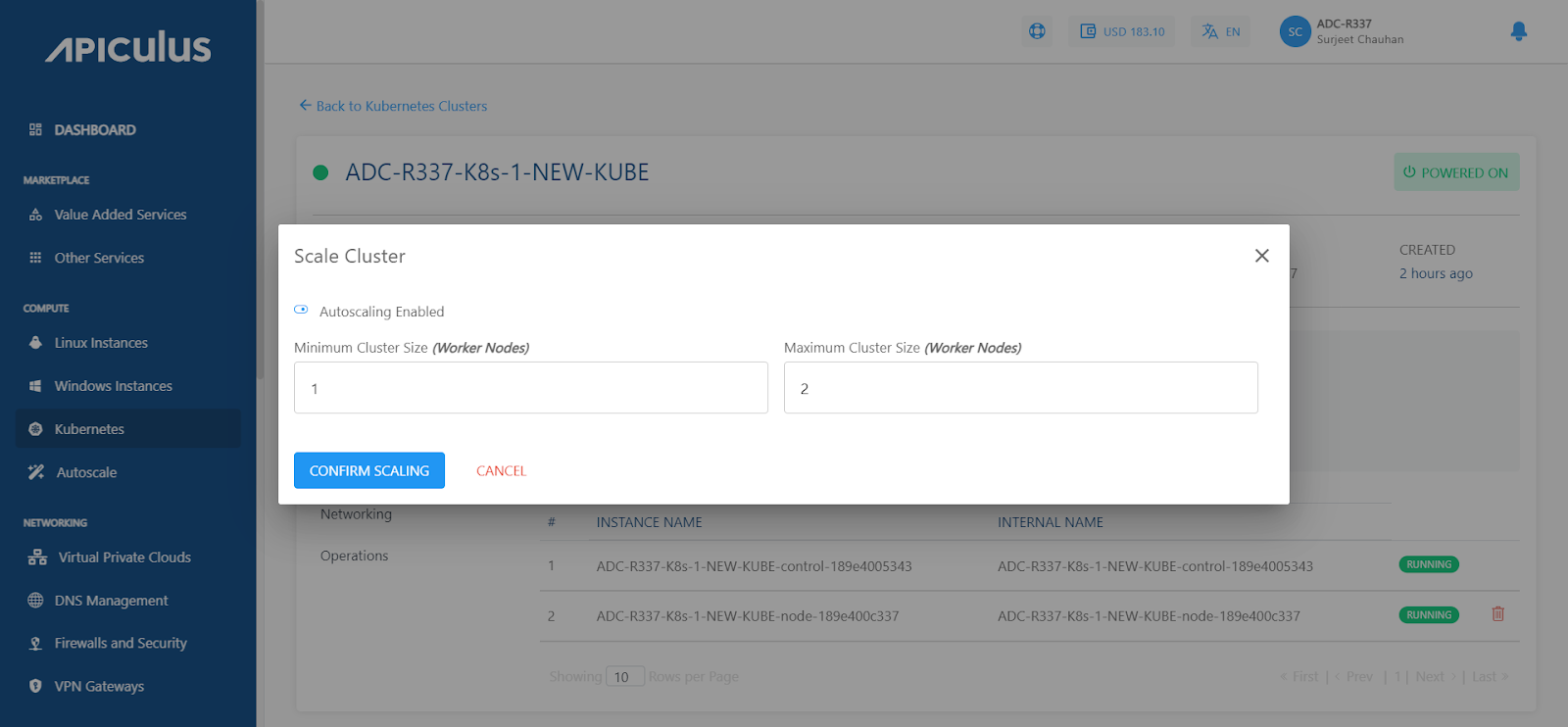 Scaling Kubernetes Clusters