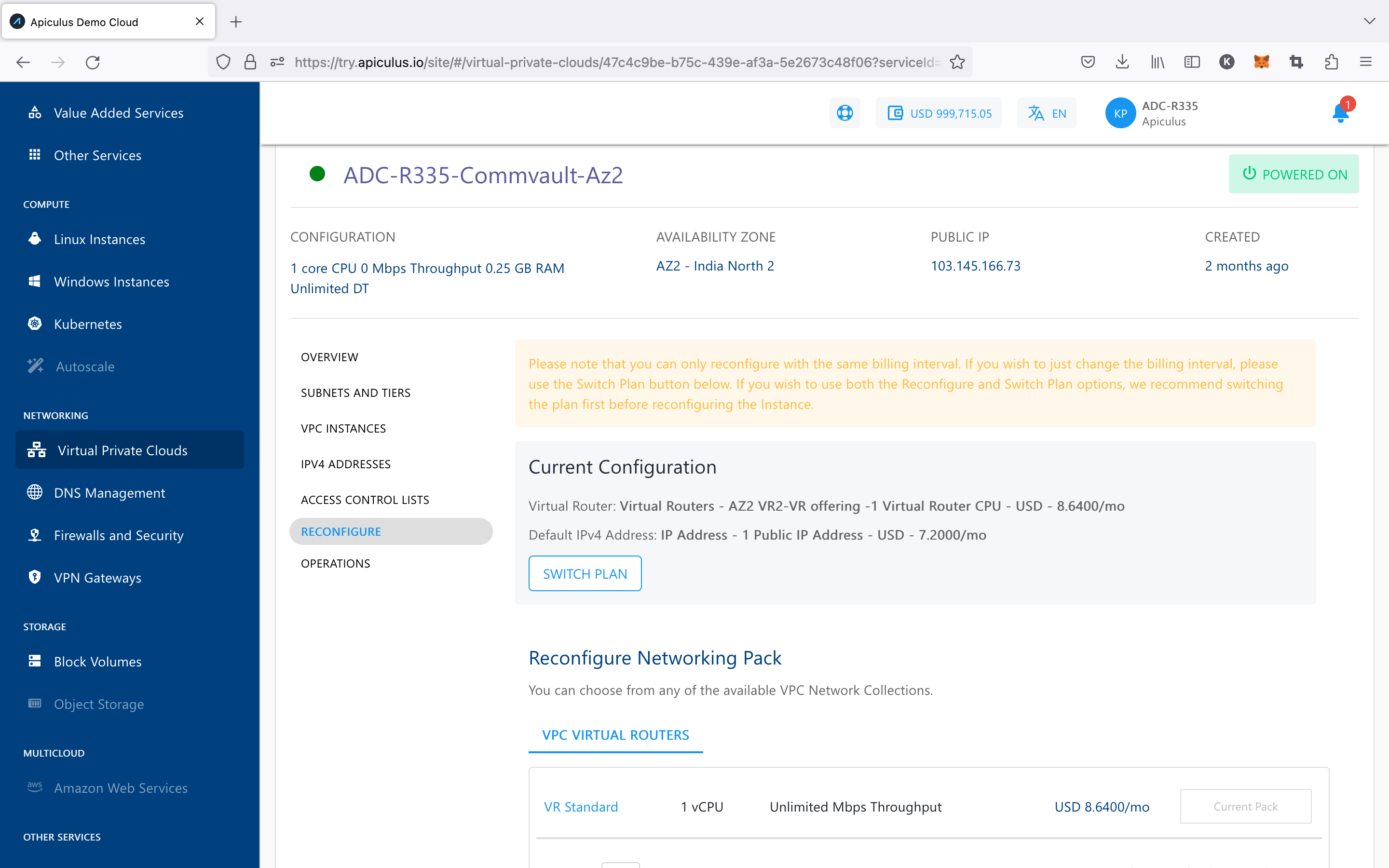 VPC Management and Basic Operations