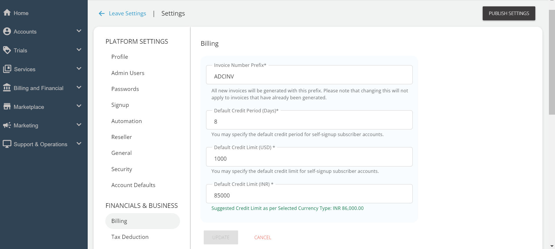 basic billing