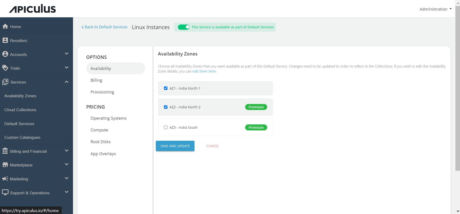 Configuring Linux Instances