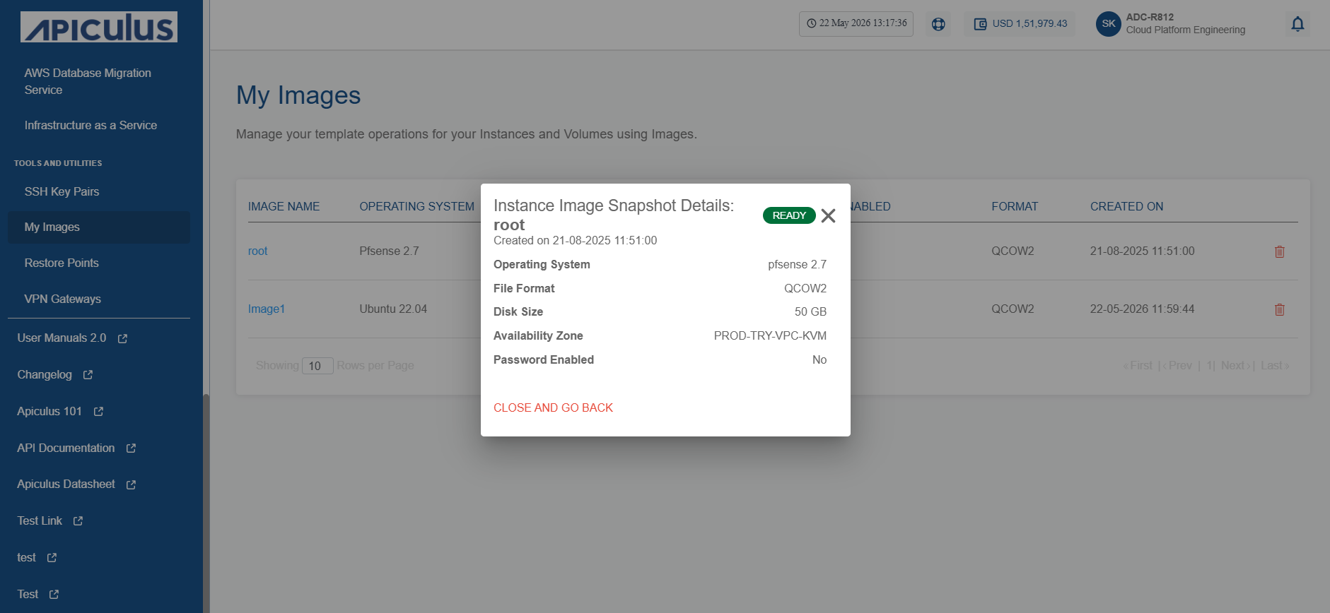 Managing Custom Templates and Images
