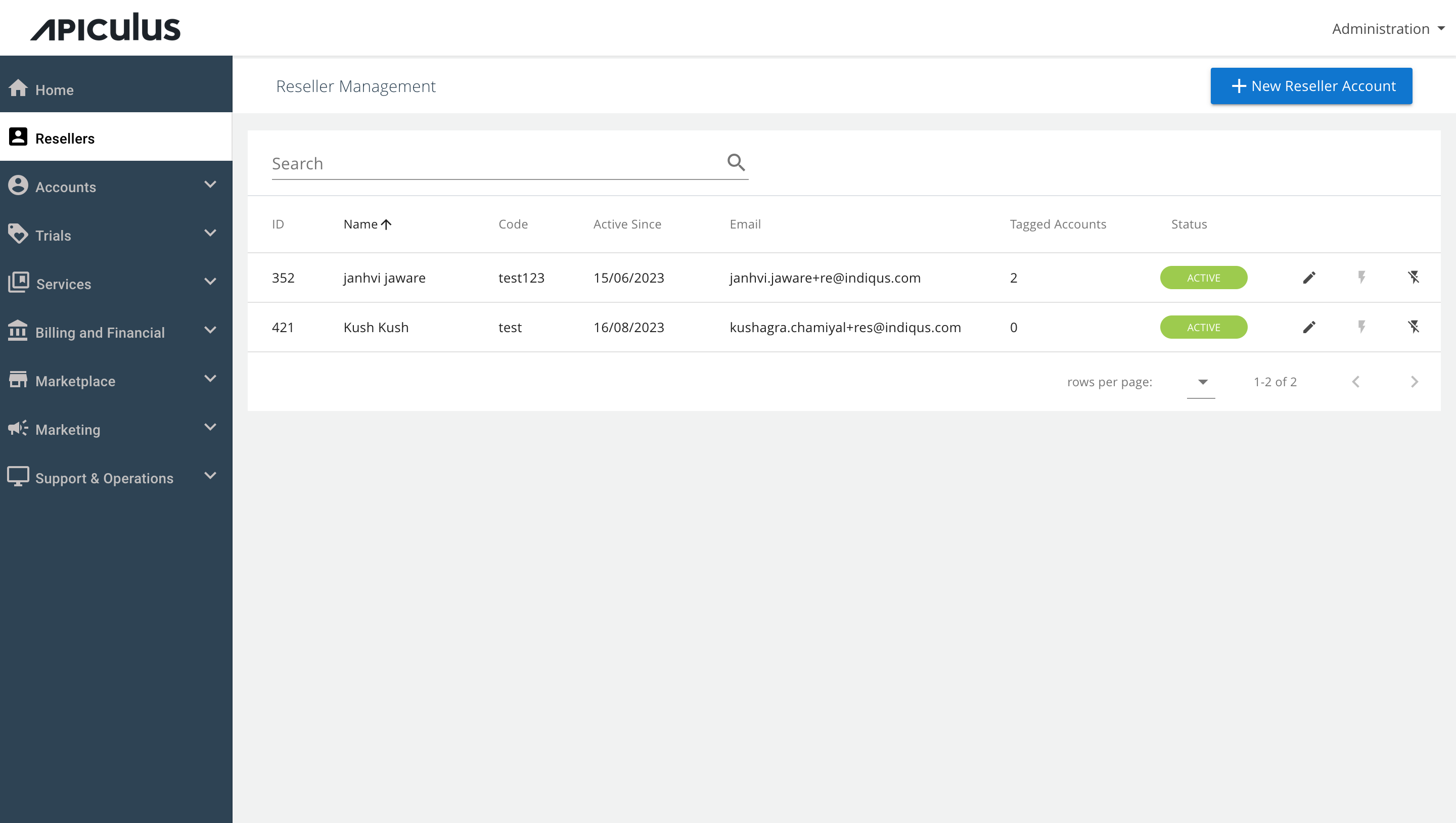 Reseller Management Overview