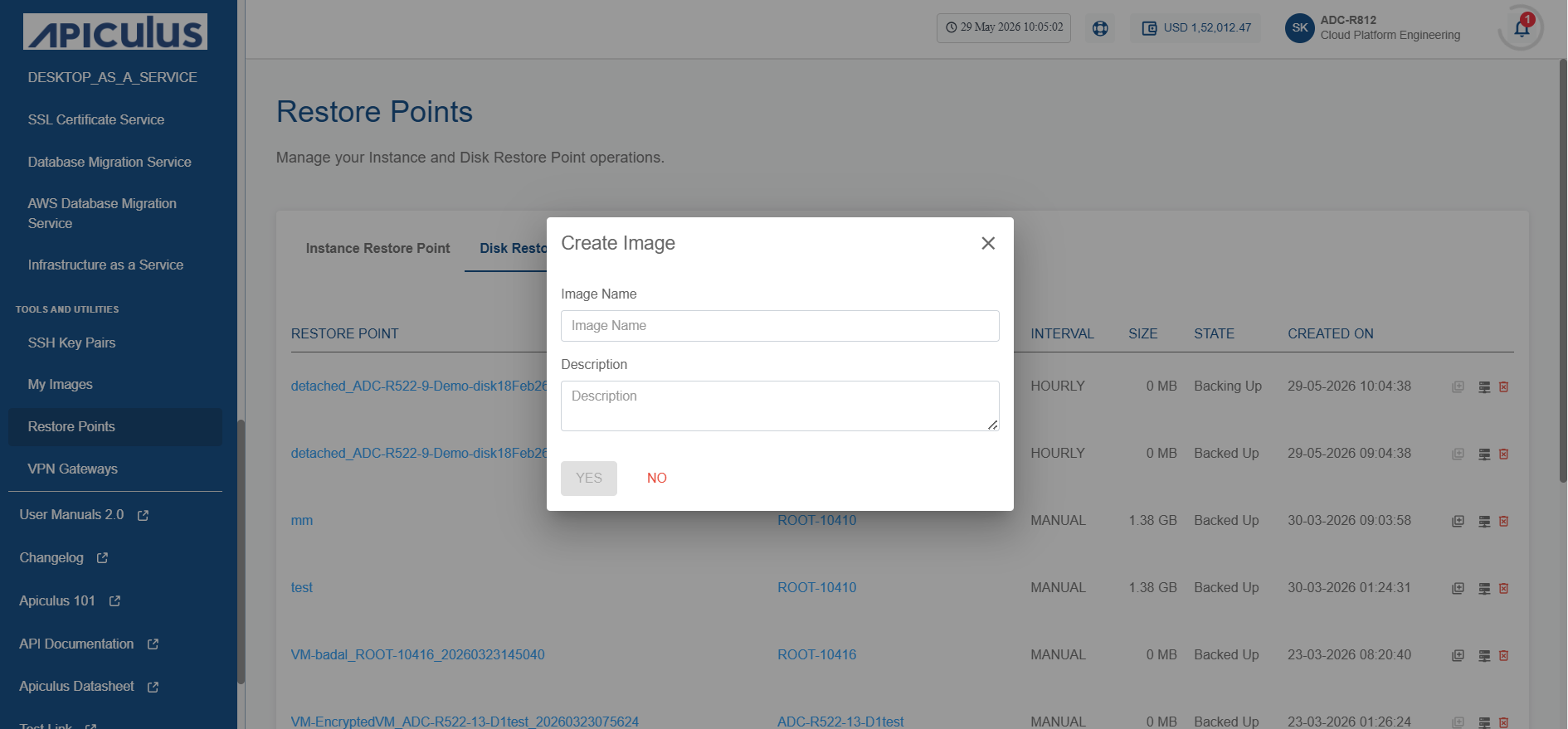 Managing Instance and Volume Snapshots
