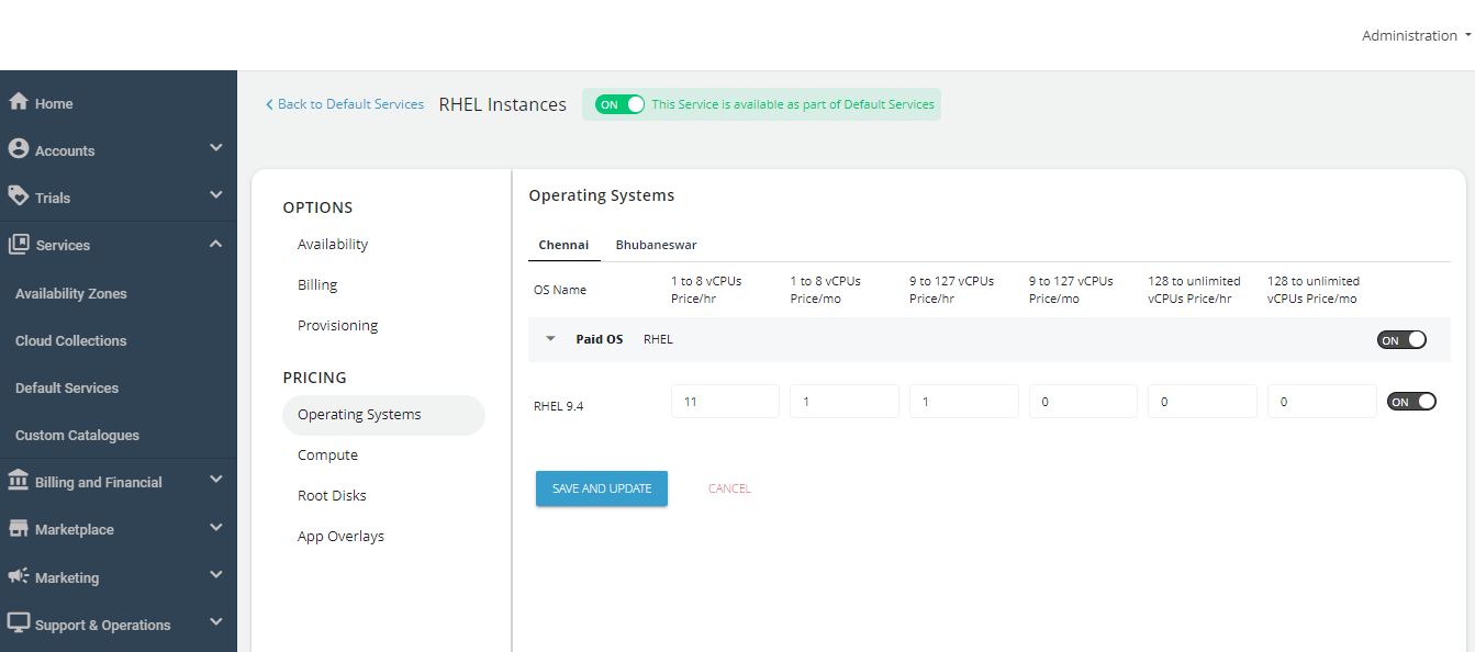 Configuring Linux Instances